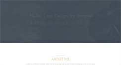 Desktop Screenshot of designbyjacquie.com